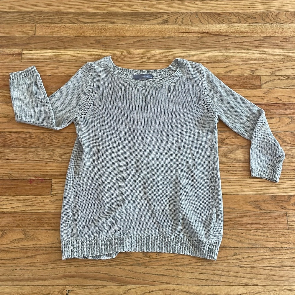 Open-backed sweater